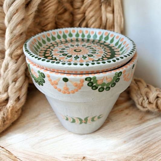 Cache pot "Cœur Végétal"