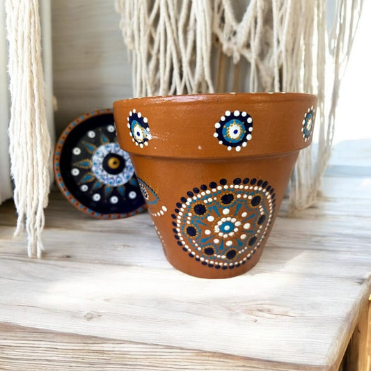 Cache pot "Œil solaire"