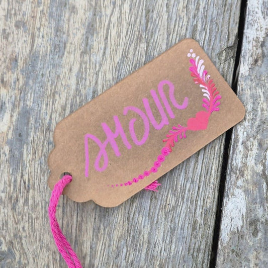 Carnet d'amour fuschia