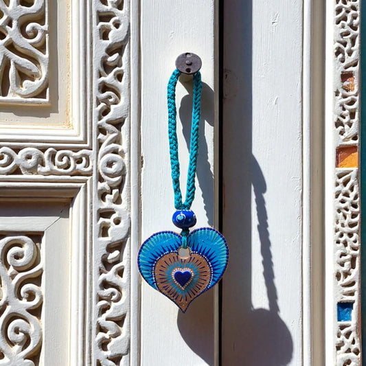 Porte-bonheur - Coeur rayonnant