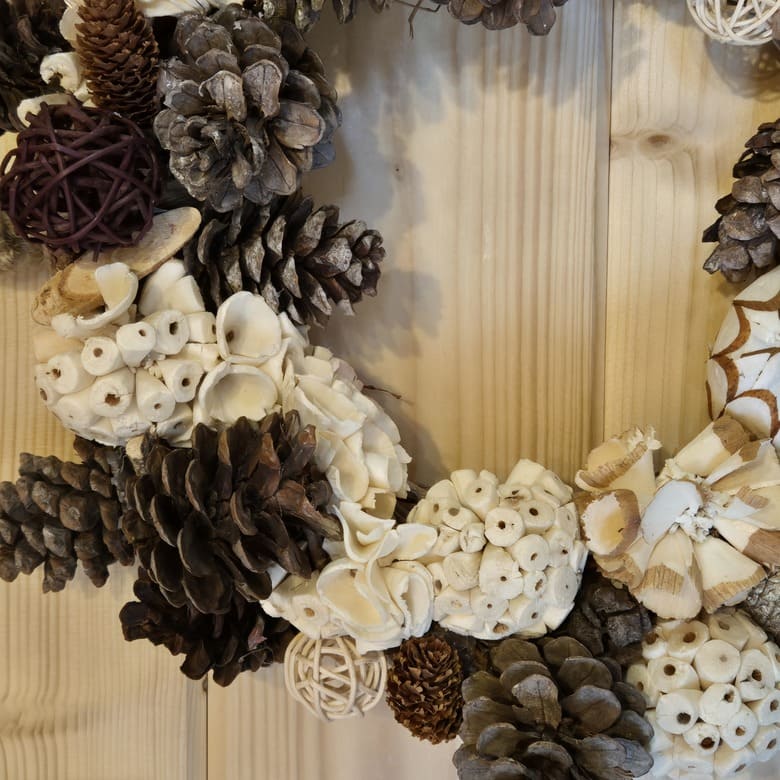 Couronne de Noël forêt douce