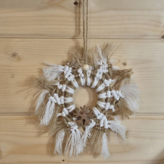 Suspensions de Noël bohèmes et naturelles Médium