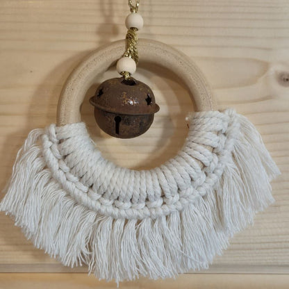 Suspensions de Noël bohèmes et naturelles