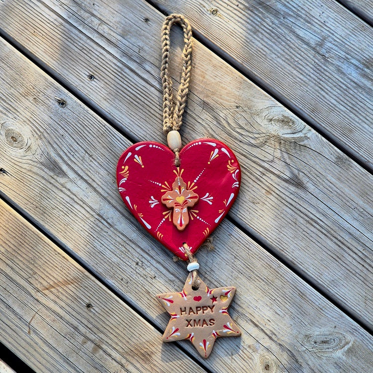 Porte-bonheur - Coeur sacré de Noël