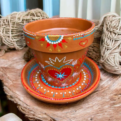 Cache pot "cœur sacré"