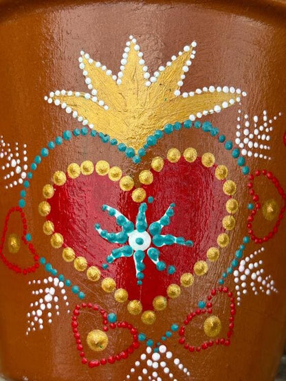 Cache pot "cœur sacré"