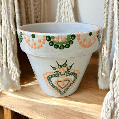 Cache pot "Cœur Végétal"