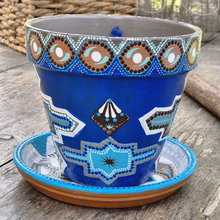 Cache-Pot "Etoile du sud"