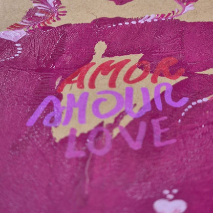 Carnet d'amour fuschia
