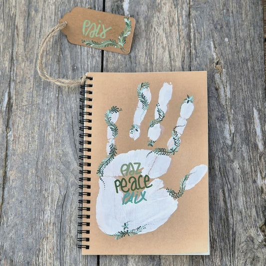 Carnet "paisible" vert