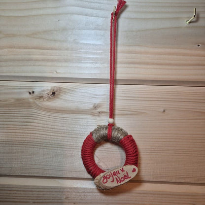 Suspensions de Noël bohèmes et naturelles