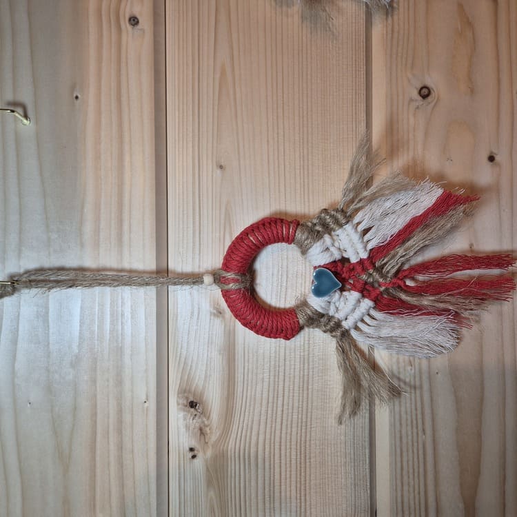 Suspensions de Noël bohèmes et naturelles