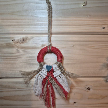 Suspensions de Noël bohèmes et naturelles