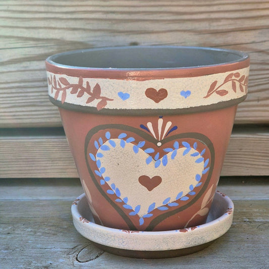 Cache pot "Coeur de la maison"