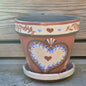 Cache pot "Coeur de la maison"