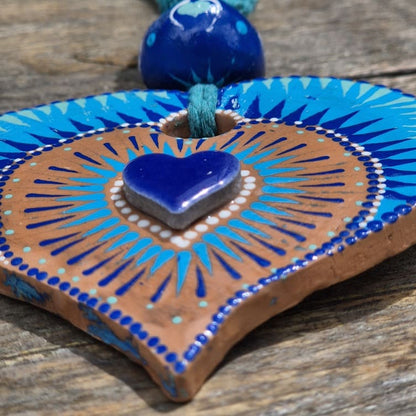 Porte-bonheur - Coeur rayonnant