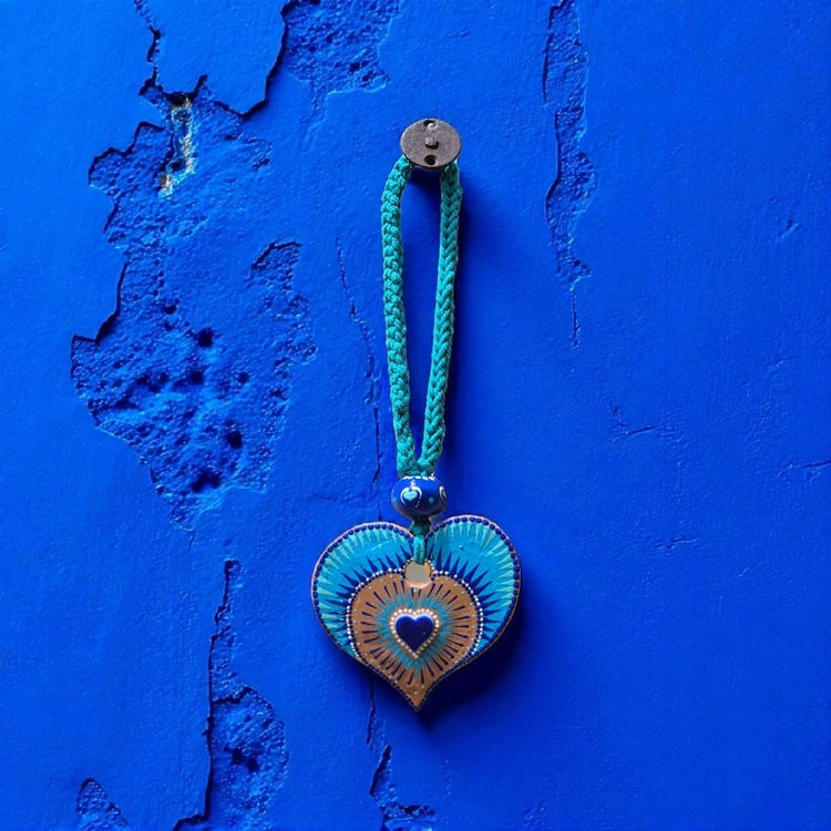 Porte-bonheur - Coeur rayonnant