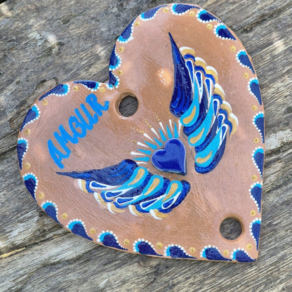 Porte-bonheur - Cœurs d'amour enlacés