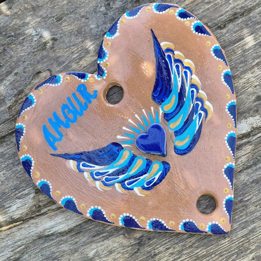 Porte-bonheur - Cœurs d'amour enlacés