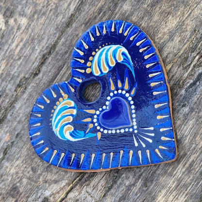 Porte-bonheur - Cœurs d'amour enlacés