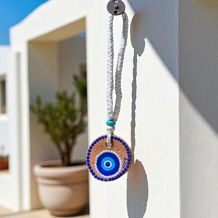 Porte-bonheur - Oeil Grec bleu