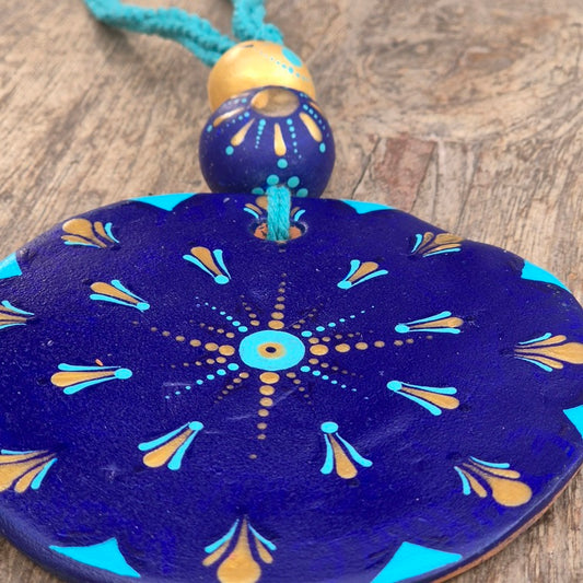 Porte-bonheur - Soleil bleu