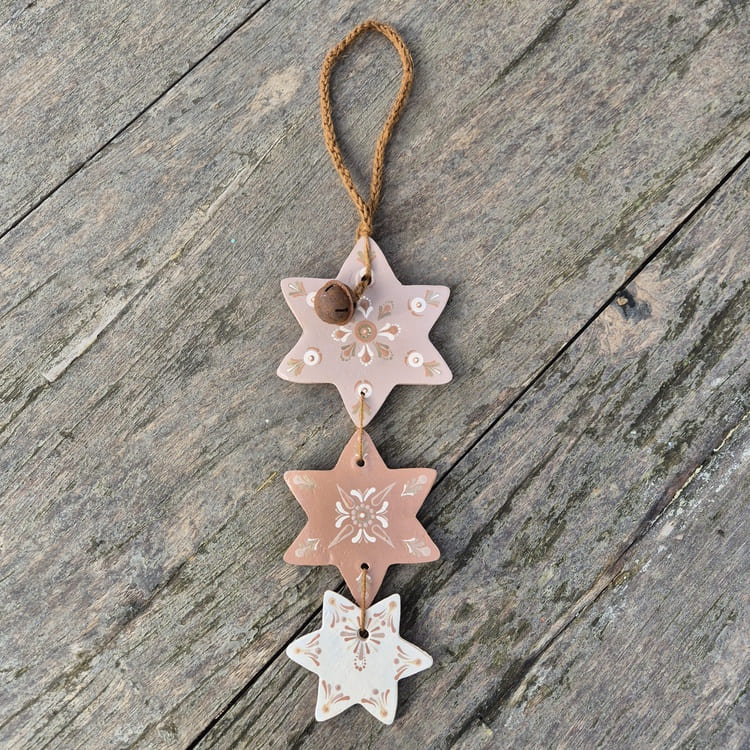 Suspensions étoiles de Noël