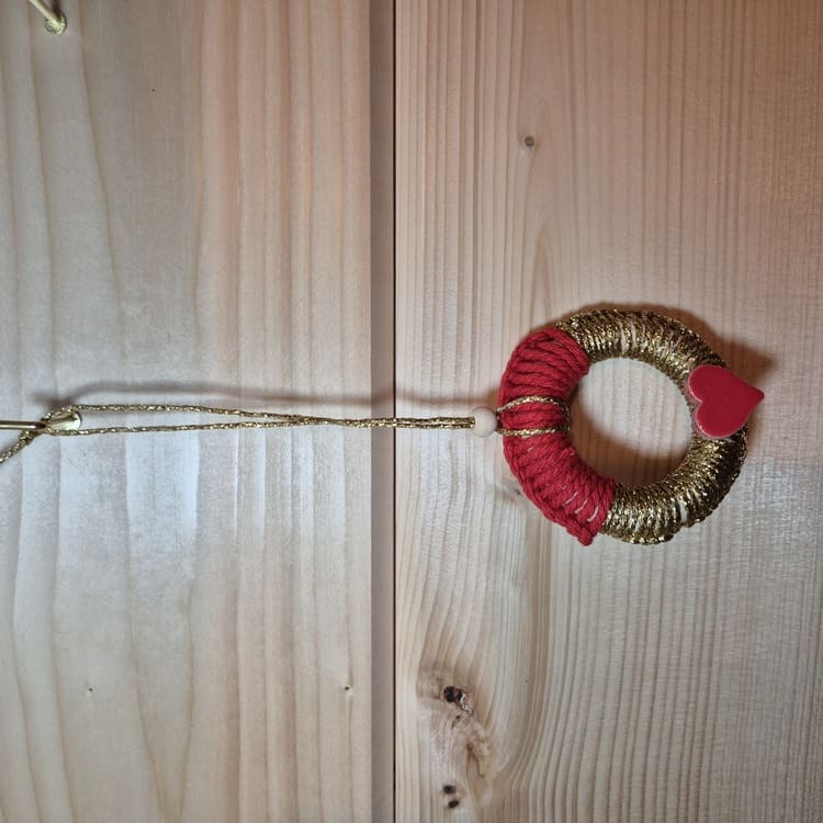 Suspensions de Noël bohèmes et naturelles