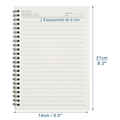 Carnet "paisible" vert
