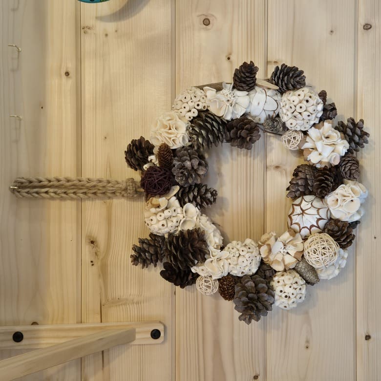 Couronne de Noël forêt douce