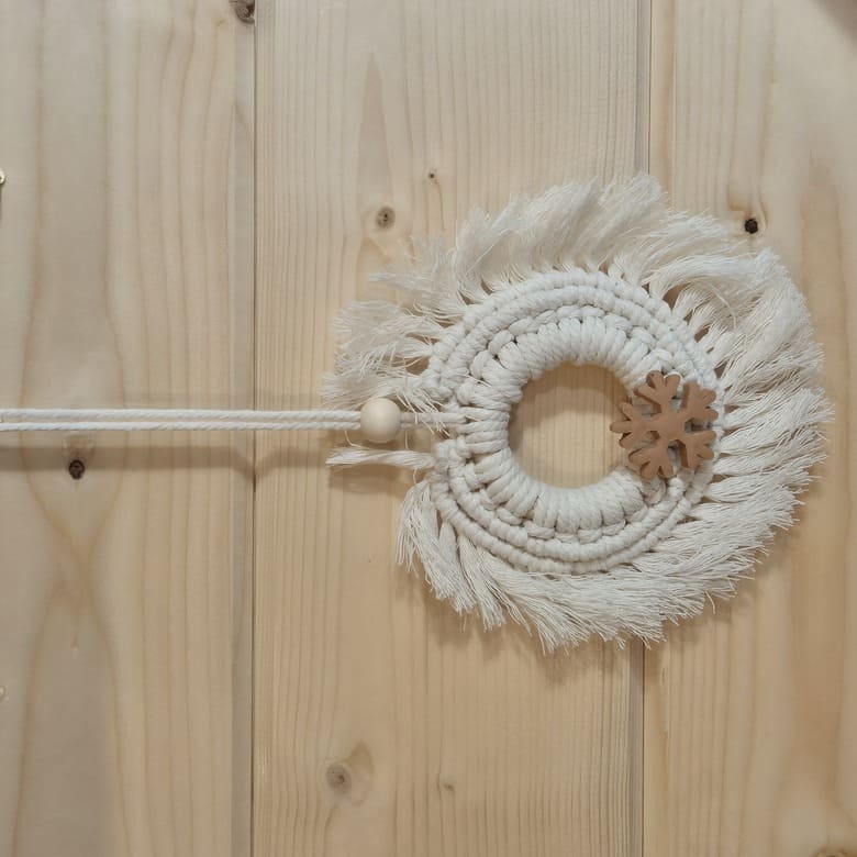 Suspensions de Noël bohèmes et naturelles Médium