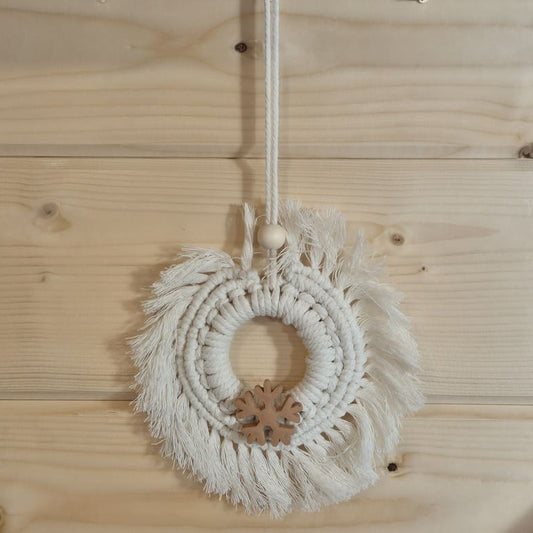 Suspensions de Noël bohèmes et naturelles Médium