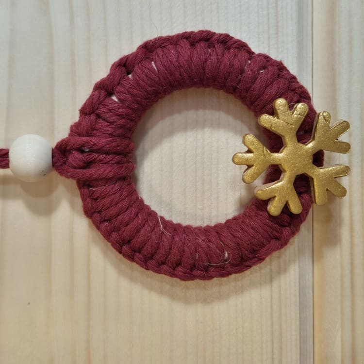 Suspensions de Noël bohèmes et naturelles