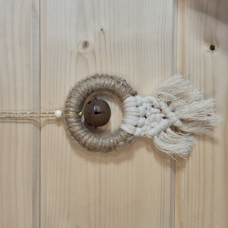 Suspensions de Noël bohèmes et naturelles