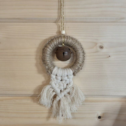 Suspensions de Noël bohèmes et naturelles