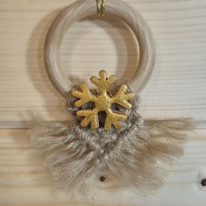 Suspensions de Noël bohèmes et naturelles