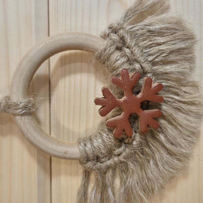 Suspensions de Noël bohèmes et naturelles