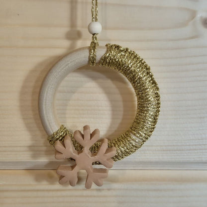 Suspensions de Noël bohèmes et naturelles